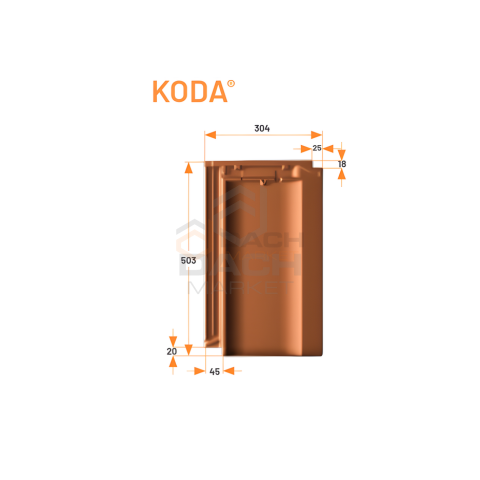 Dachówka ceramiczna swissporTON KODA